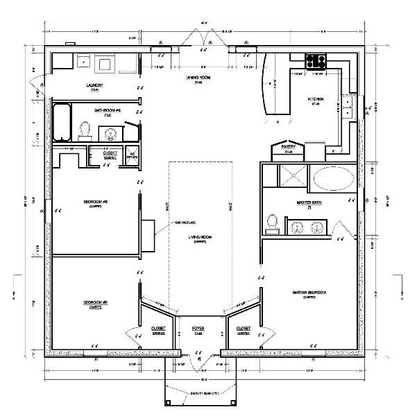 Small house plans should maximize space and have low building costs.